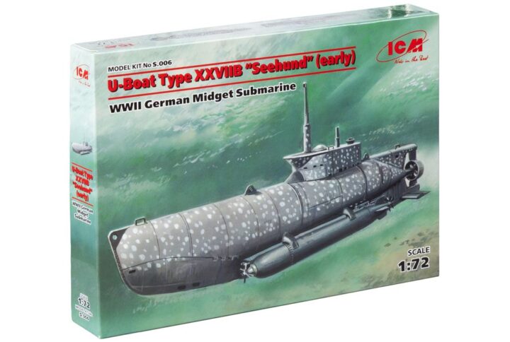 Збірна модель ICM - Флот типу XXVIIB “Зеехунд” (ранній), надмалий німецький Флот 2 Світової війни (S.006)