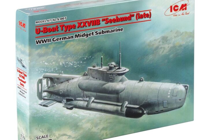 Збірна модель ICM - Флот типу XXVIIB “Зеехунд” (пізній), надмалий німецький Флот 2 Світової війни (S.007)