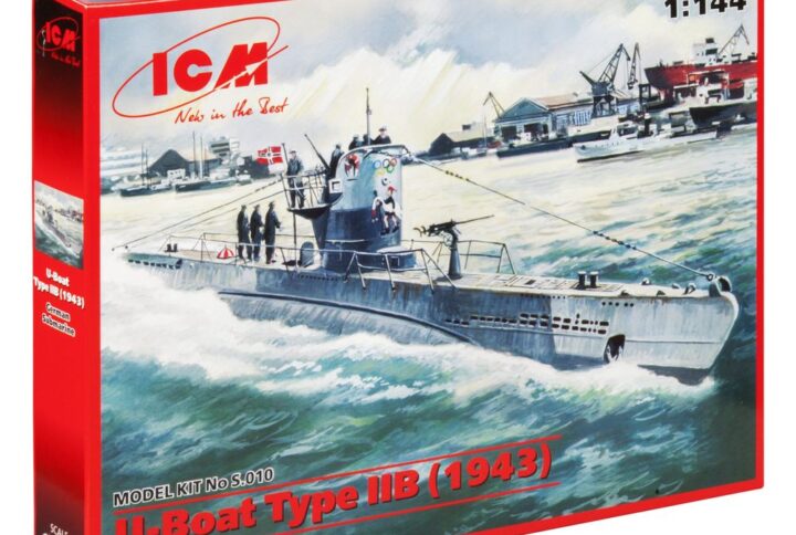 Збірна модель ICM - U-Boat типу IIВ, німецький Флот (1943 р.) (S.010)