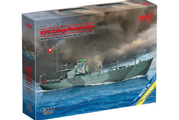 Збірна модель ICM - KFK Kriegsfischkutter, німецький багатоцільовий катер 2 СВ (S.012)