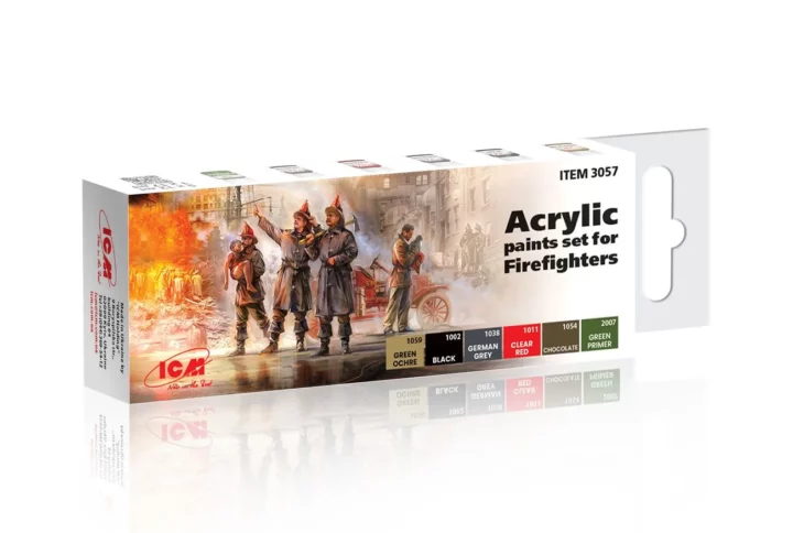 Набір акрилових фарб ICM для пожежних (3057)