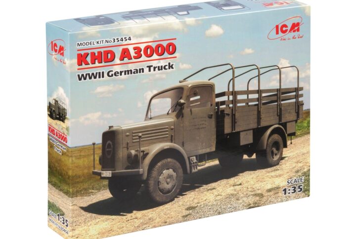 Збірна модель ICM - KHD A3000, Німецький вантажний автомобіль 2 Світової війни (35454)