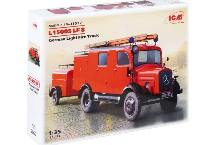 Збірна модель ICM - L1500S LF 8, німецький легкий пожежний автомобіль 2 Світової війни (35527)