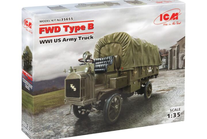 Збірна модель ICM - FWD Type B, Вантажник армії США 1СВ (35655)