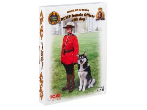 Збірна модель ICM - Офіцер Канадської Королівської Кінної Поліції з собакою (16008)