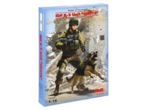 Збірна модель ICM - Офіцер підрозділу К-9 IDF з собакою (16102)