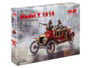 Збірна модель ICM - Модель T 1914 пожежний автомобіль з екіпажем (24017)
