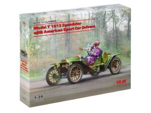Збірна модель ICM - Model T 1913 Speedster з американськими автоспортсменами (24026)