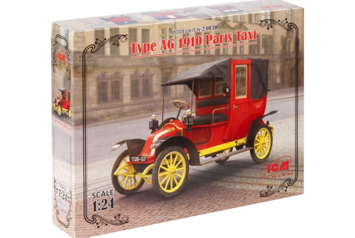 Збірна модель ICM - Паризьке таксі Тип AG 1910 р. (24030)