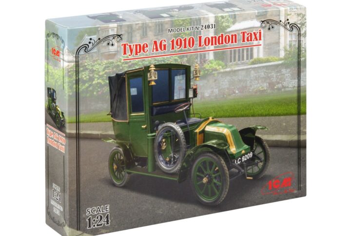 Збірна модель ICM - Лондонське таксі Тип AG 1910 р. (24031)