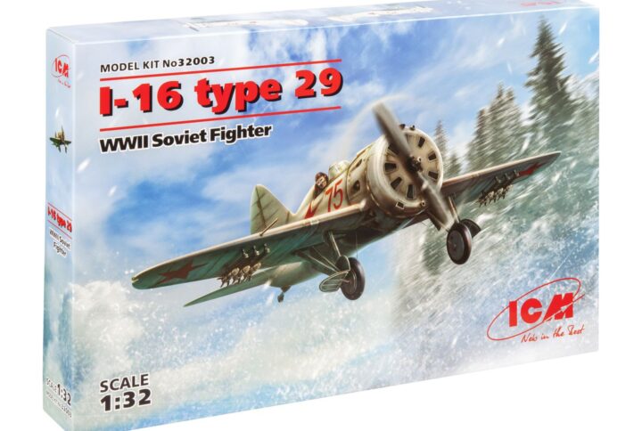 Збірна модель ICM - I-16 тип 29, Радянський винищувач 2 Світової війни (32003)