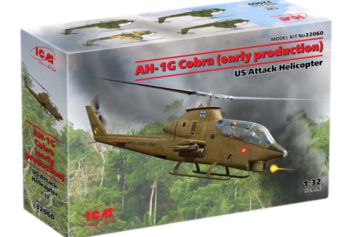 Збірна модель ICM - AH-1G Cobra (раннього виробництва), Американський ударний гелікоптер (32060)