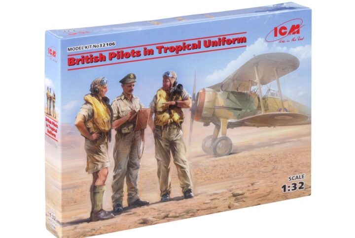 Збірна модель ICM - Пілоти ВПС Великобританії в тропічній уніформі (1939-1943) (32106)