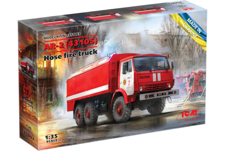 Збірна модель ICM - АР-2 (43105), Пожежний рукавний автомобіль (35003)