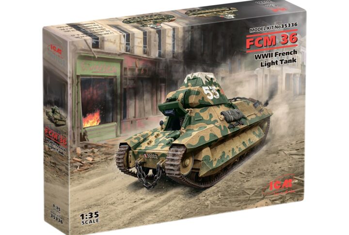 Збірна модель ICM - FCM 36, Французський легкий танк II СВ (35336)