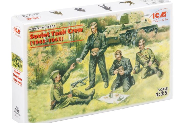 Збірна модель ICM - Радянський танковий екипаж (1943-1945р.) (35351)