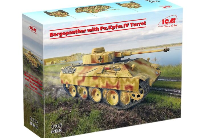Збірна модель ICM - Bergepanther з баштою Pz Kpfw IV (35360)