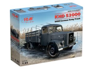 Збірна модель ICM - KHD S3000, Німецький військовий вантажний автомобіль 2 Світової війни (35451)
