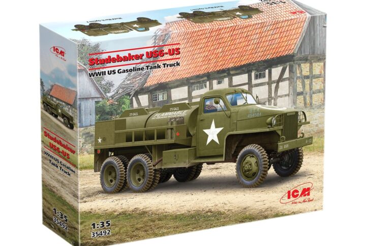 Збірна модель ICM - Studebaker US6-U5, американський бензовоз Другої світової війни (35492)
