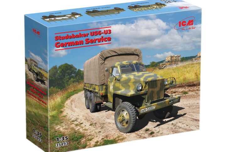 Збірна модель ICM - Studebaker US6-U3 на німецькій службі (35493)
