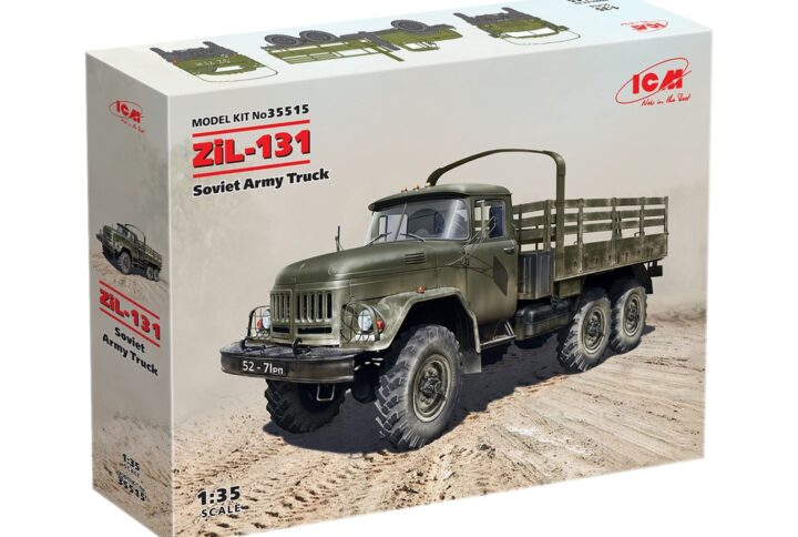 Збірна модель ICM - ЗіЛ-131, Радянська армійський вантажний автомобіль (35515)