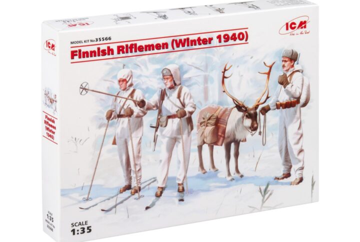 Збірна модель ICM - Фінські піхотинці (зима 1940 р.) (35566)