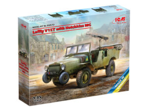 Збірна модель ICM - Laffly V15T з кулеметом Hotchkiss (35572)