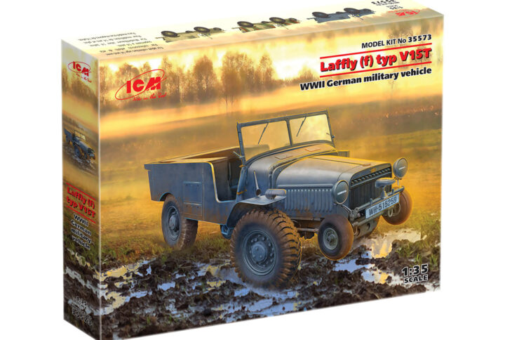 Збірна модель ICM - Laffly (f) Typ V15T, німецький військовий автомобіль 2 СВ (35573)