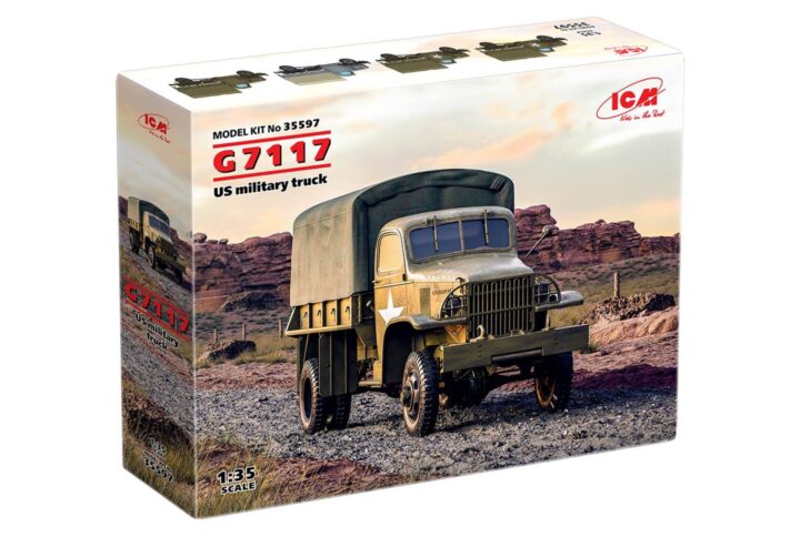 Збірна модель ICM - G7117, військова вантажівка США (35597)