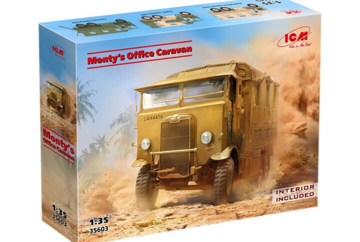 Мобільний офіс Монті - пластикова збірна модель ICM