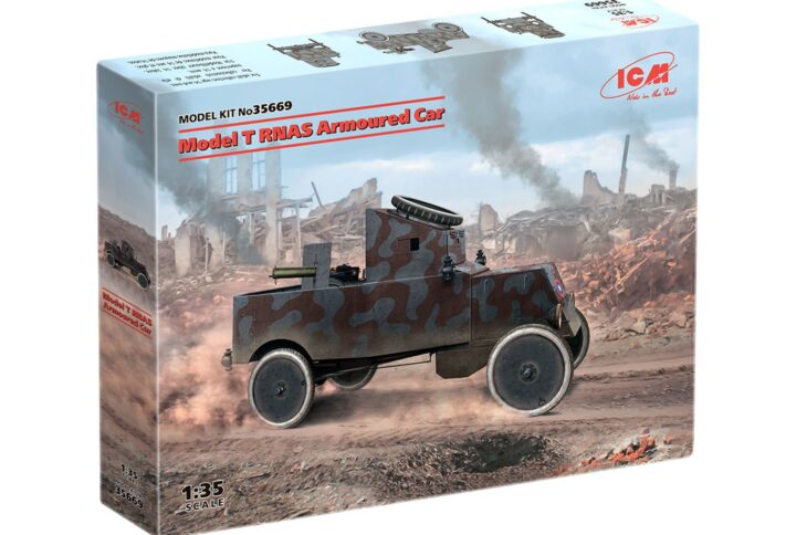 Збірна модель ICM - Бронеавтомобіль Model T RNAS (35669)