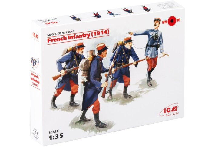 Збірна модель ICM - Французька піхота (1914 р.) (35682)