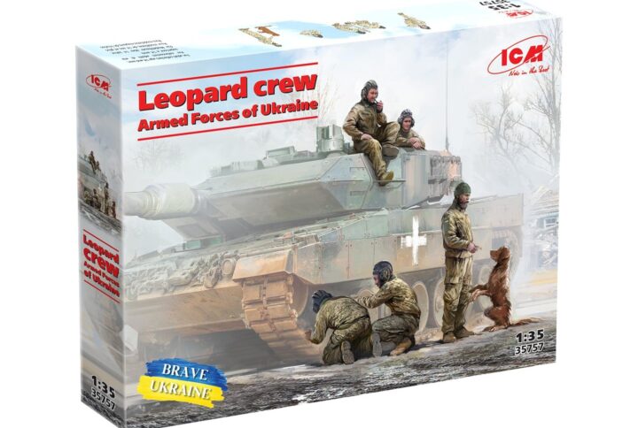 Збірна модель ICM - Екіпаж Leopard Збройні сили України (35757)
