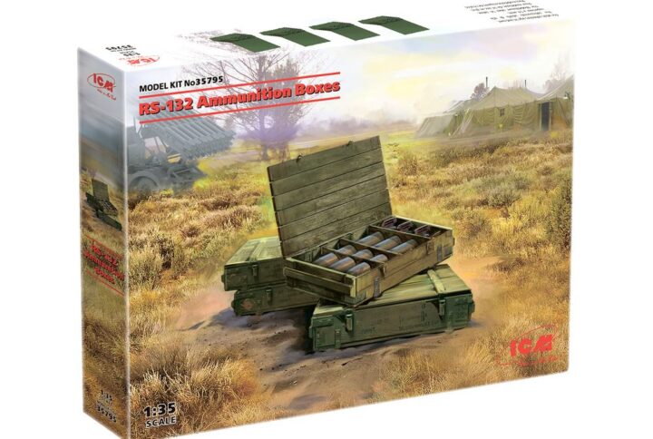 Збірна модель ICM - Коробки для боєприпасів RS-132 (35795)