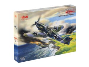 Збірна модель ICM - Месершмит Bf 109F-2, німецький винищувач 2 Світової війни (48102)