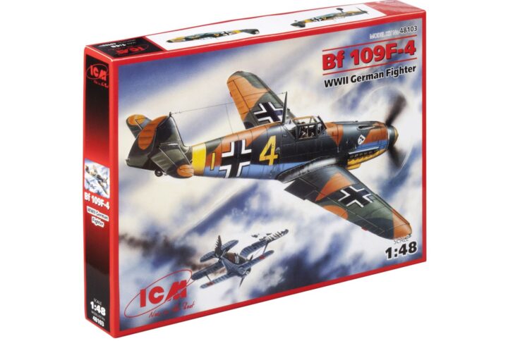 Збірна модель ICM - Месершмит Bf 109F-4, німецький винищувач 2 Світової війни (48103)