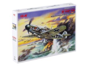 Збірна модель ICM - Месершмит Bf 109F-4/B, німецький винищувач-бомбардувальник 2 Світової війни (48104)