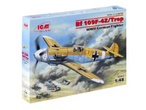 Збірна модель ICM - Месершмит Bf 109F-4Z/Trop, німецький винищувач (48105)