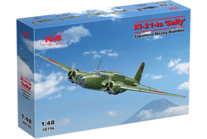 Збірна модель ICM - Ki-21-Ia "Sally", японський важкий бомбардувальник (48196)