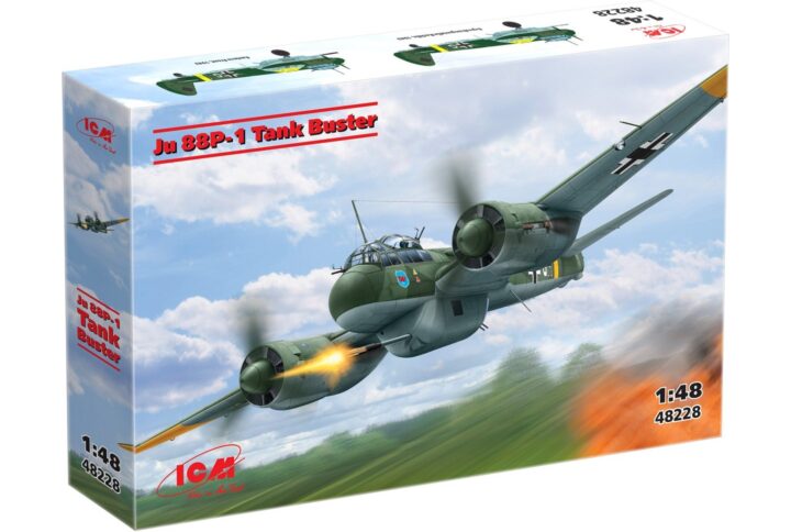 Збірна модель ICM - Ju 88P-1 Винищувач танків (48228)