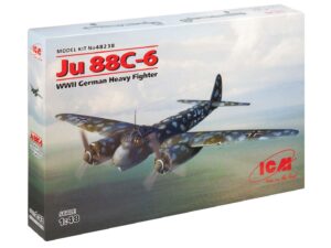 Збірна модель ICM - Ju 88С-6, Німецький важкий винищувач 2 Світової війни (48238)