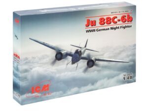 Збірна модель ICM - Ju 88С-6b, Німецький нічний винищувач 2 Світової війни (48239)