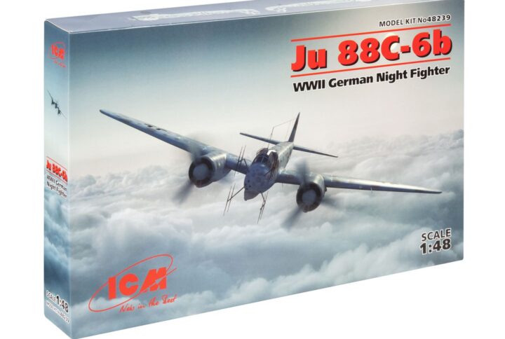 Збірна модель ICM - Ju 88С-6b, Німецький нічний винищувач 2 Світової війни (48239)