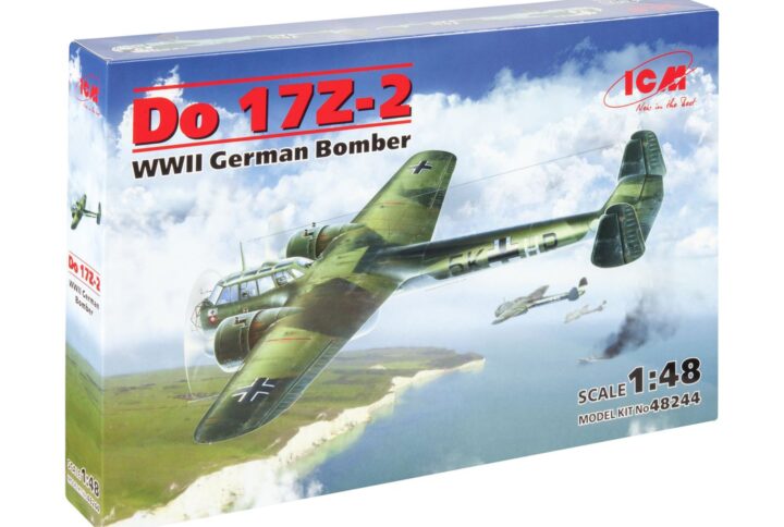 Збірна модель ICM - Do 17Z-2, Німецький бомбардувальник 2 Світової війни (48244)