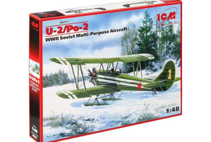 Збірна модель ICM - У-2/По-2, Радянський багатоцільовий літак 2 Світової війни (48251)