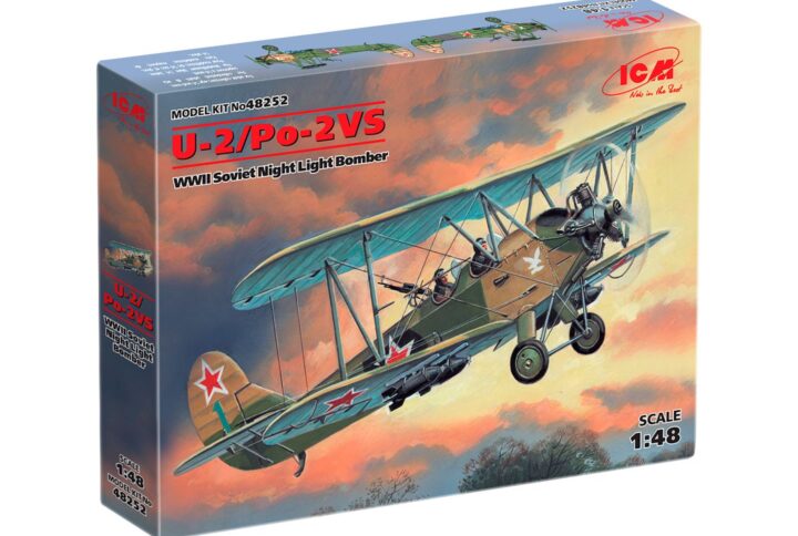 Збірна модель ICM - У-2/По-2, Радянський легкий нічний бомбардувальник 2 Світової війни (48252)