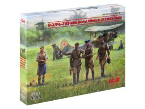 Збірна модель ICM - У-2/По-2ВС з радянськими пілотами і техніками (1943-1945 р.) (48254)