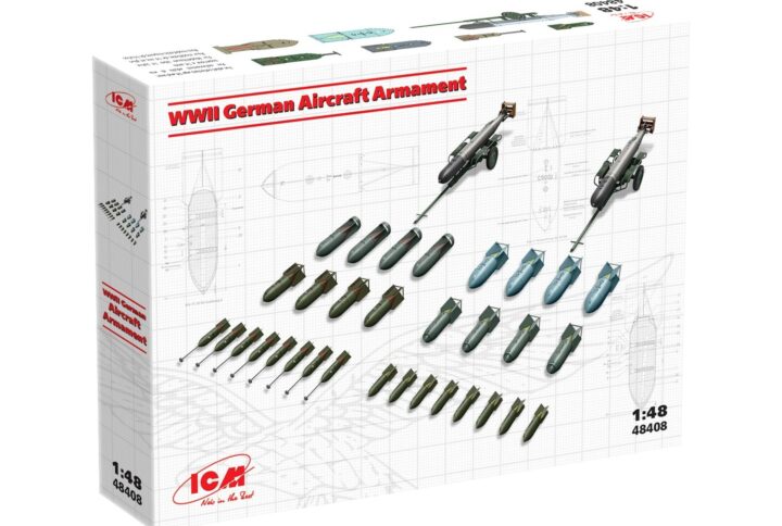 Збірна модель ICM - Німецьке авіаційне Військова техніка 2 СВ (48408)