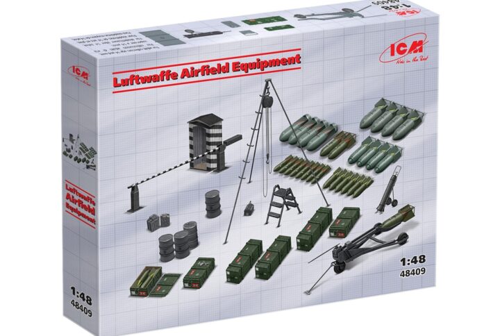 Збірна модель ICM - Аеродромне обладнання Люфтваффе (48409)