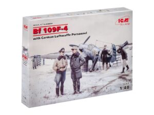 Збірна модель ICM - Bf 109F-4 з персоналом ВПС Німеччини (48804)